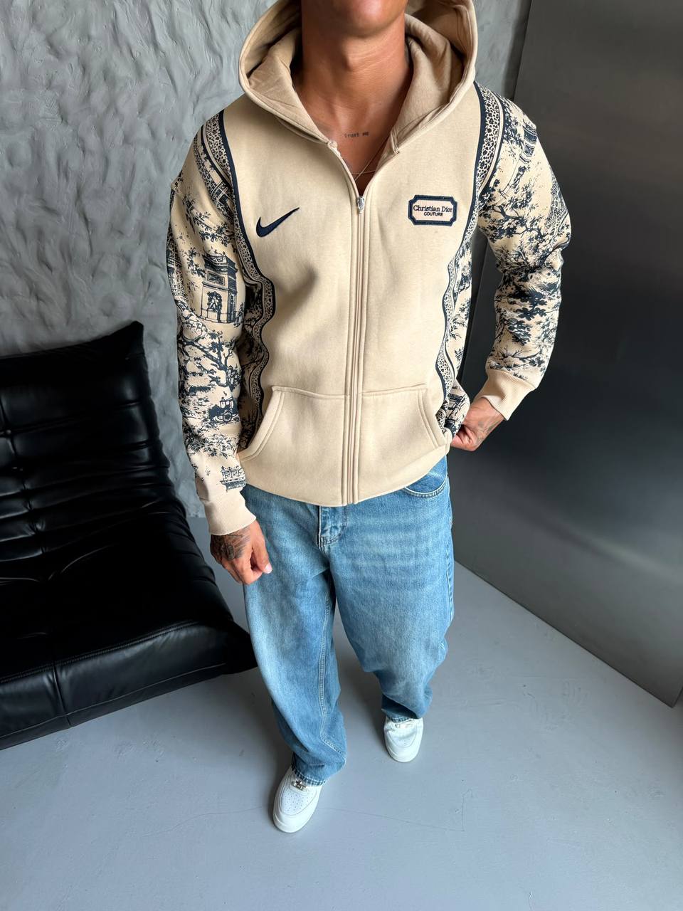 NikexDior Premium Krem Hırka