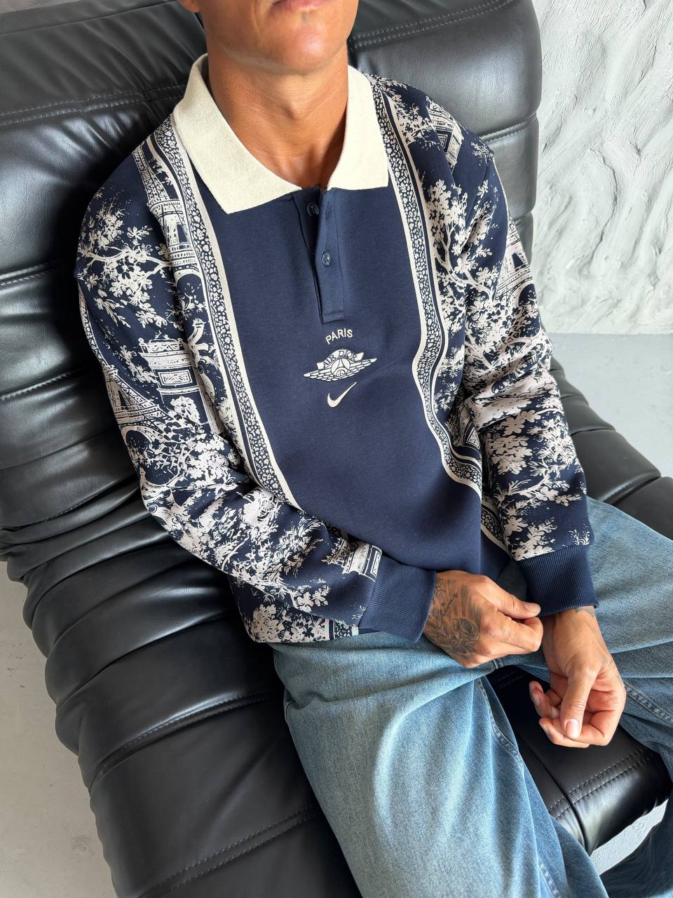 NikexDior Premium Lacivert Hoodie