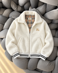 Burberry Beyaz Premium Peluş Ceket