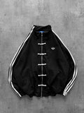 Adidas Premium Siyah Chinese Ceket