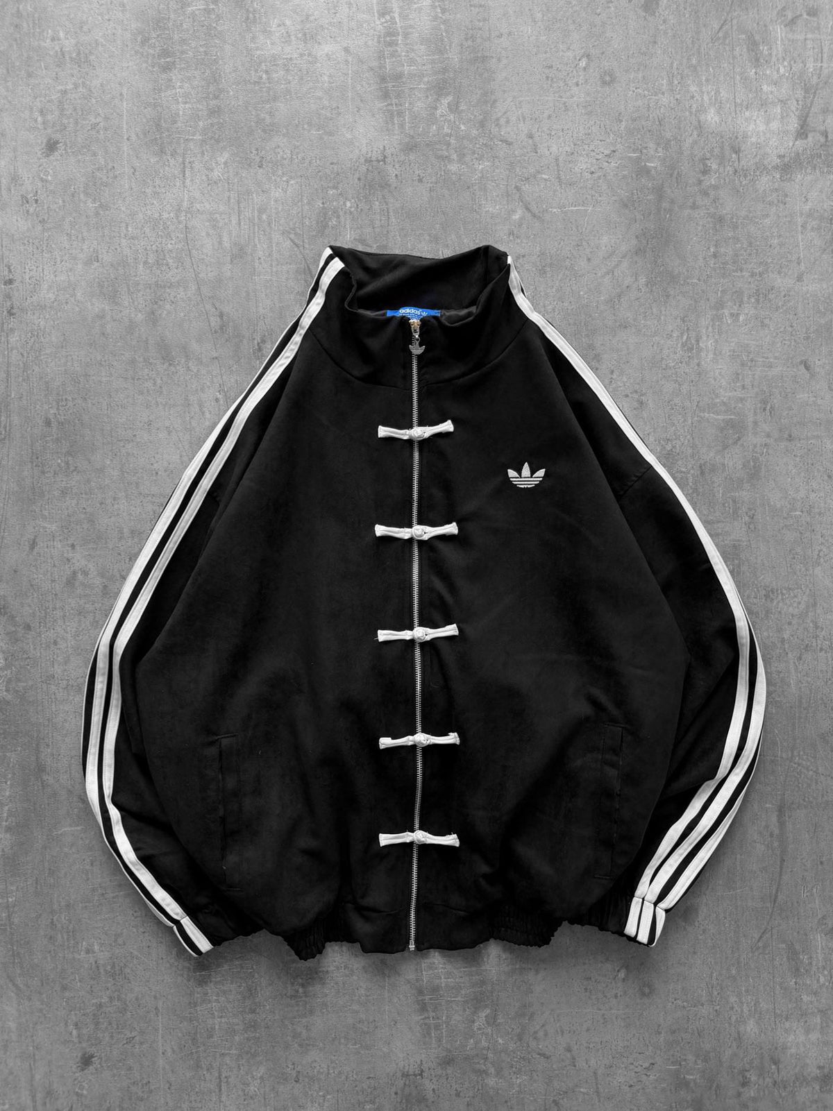 Adidas Premium Siyah Chinese Ceket