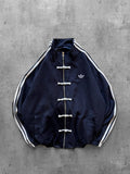 Adidas Premium Lacivert Chinese Ceket