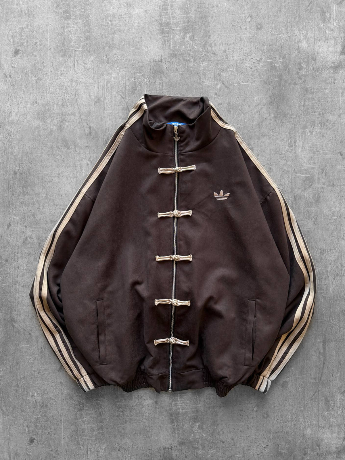 Adidas Premium Kahve Chinese Ceket