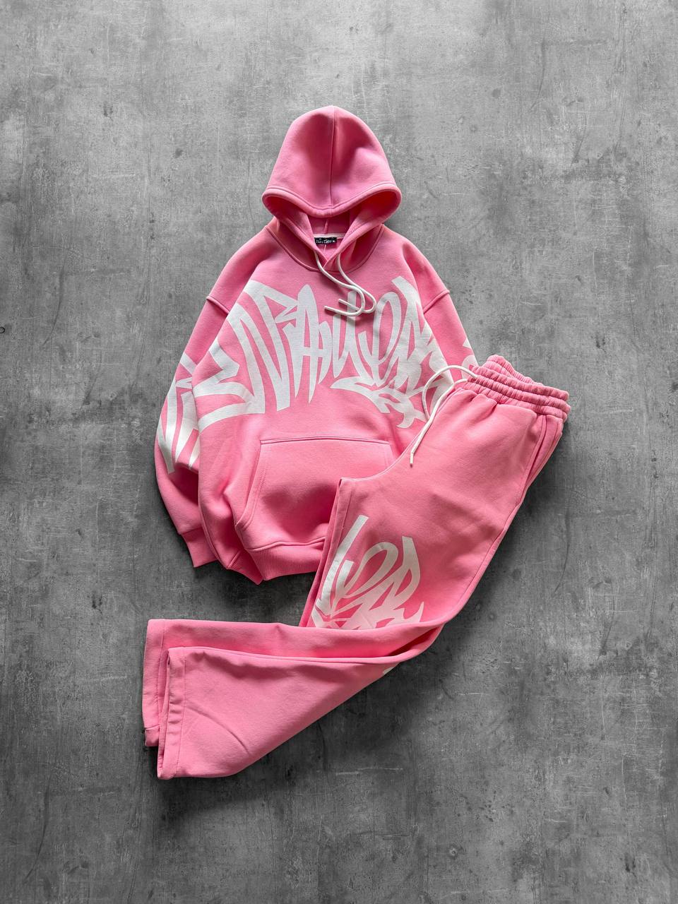 Grafiti Premium Pembe Eşofman Takımı