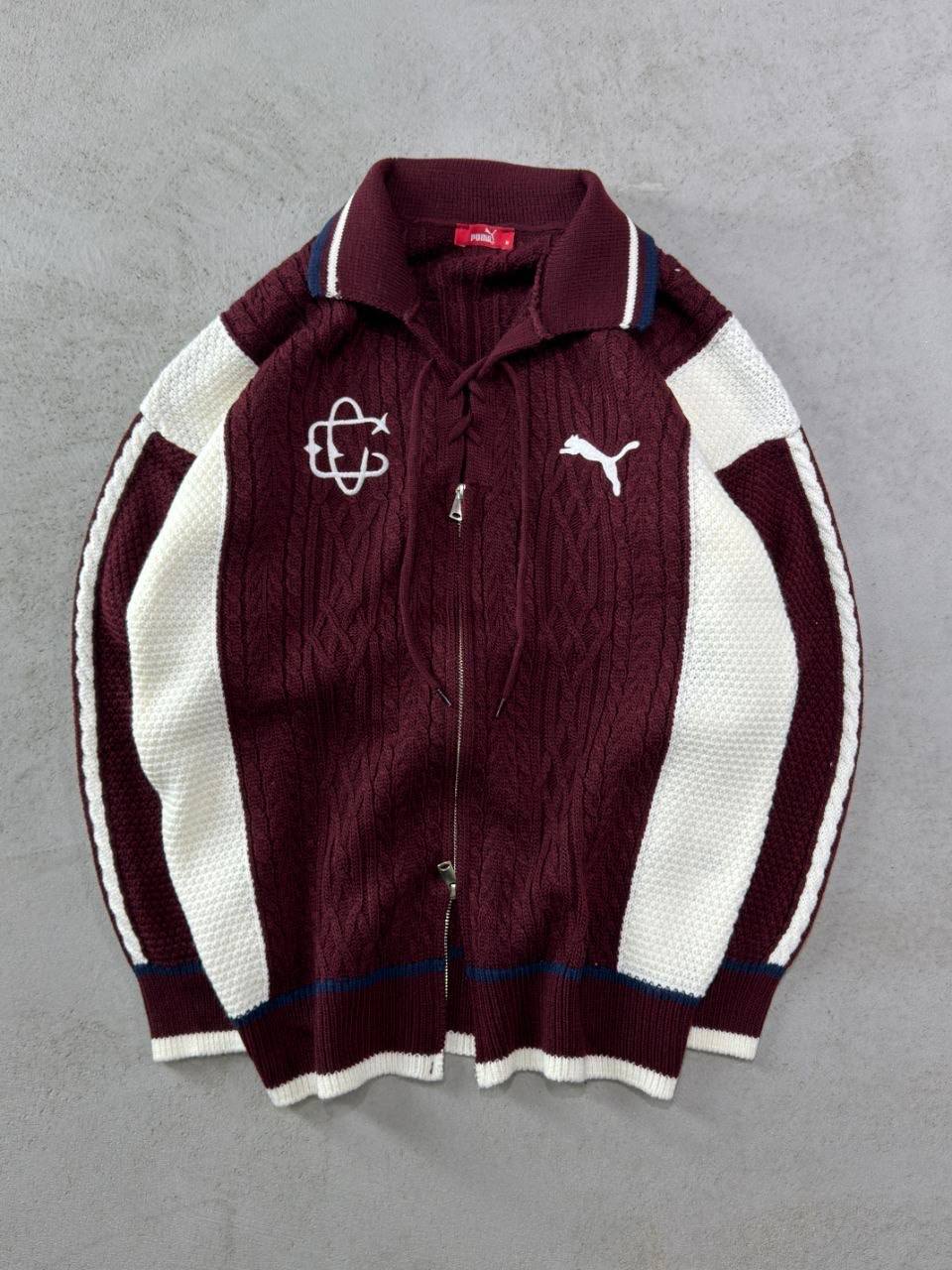 Puma Premium Bordo Hırka